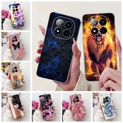 Xiaomi Redmi Note 14 Pro+ Funda Silicona Diseño Mármol León