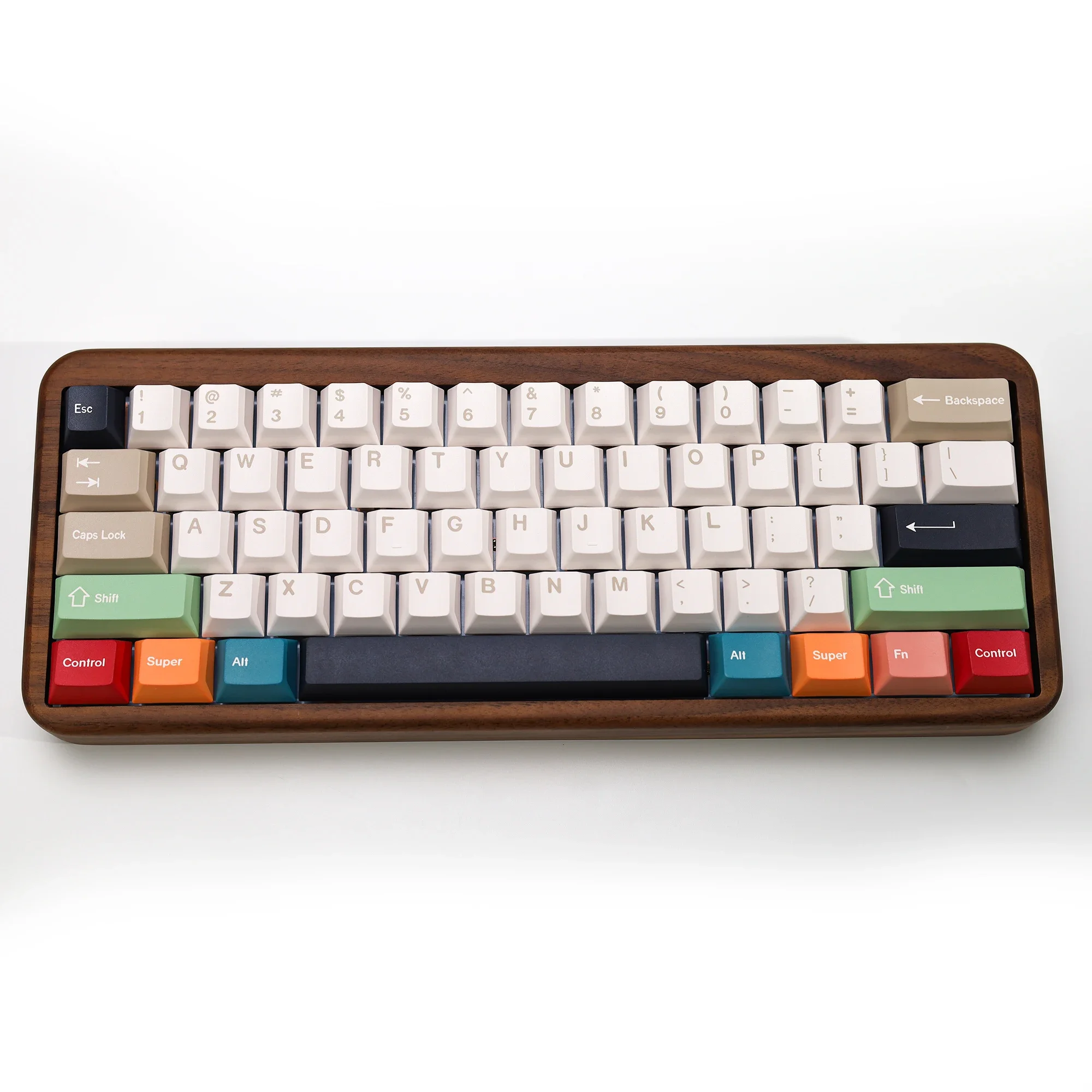 KBDiy GMK Foundation Keycaps PBT Cherry Profile para teclado mecánico Keycap 75% personalizado Retro 143 teclas para interruptores MX