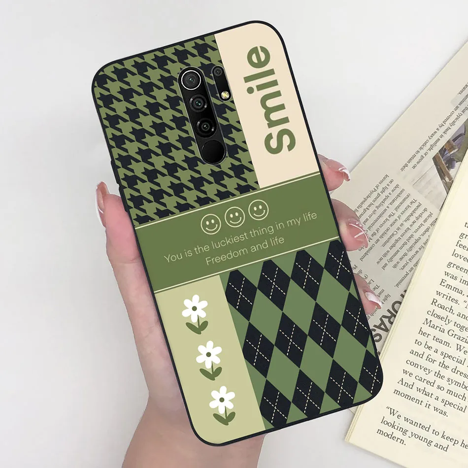 Funda de teléfono para Xiaomi Redmi 9 9 Prime, bonito diseño de dibujos animados de dinosaurio, carcasa protectora de silicona suave para Xiaomi Poco M2 - imagen 4