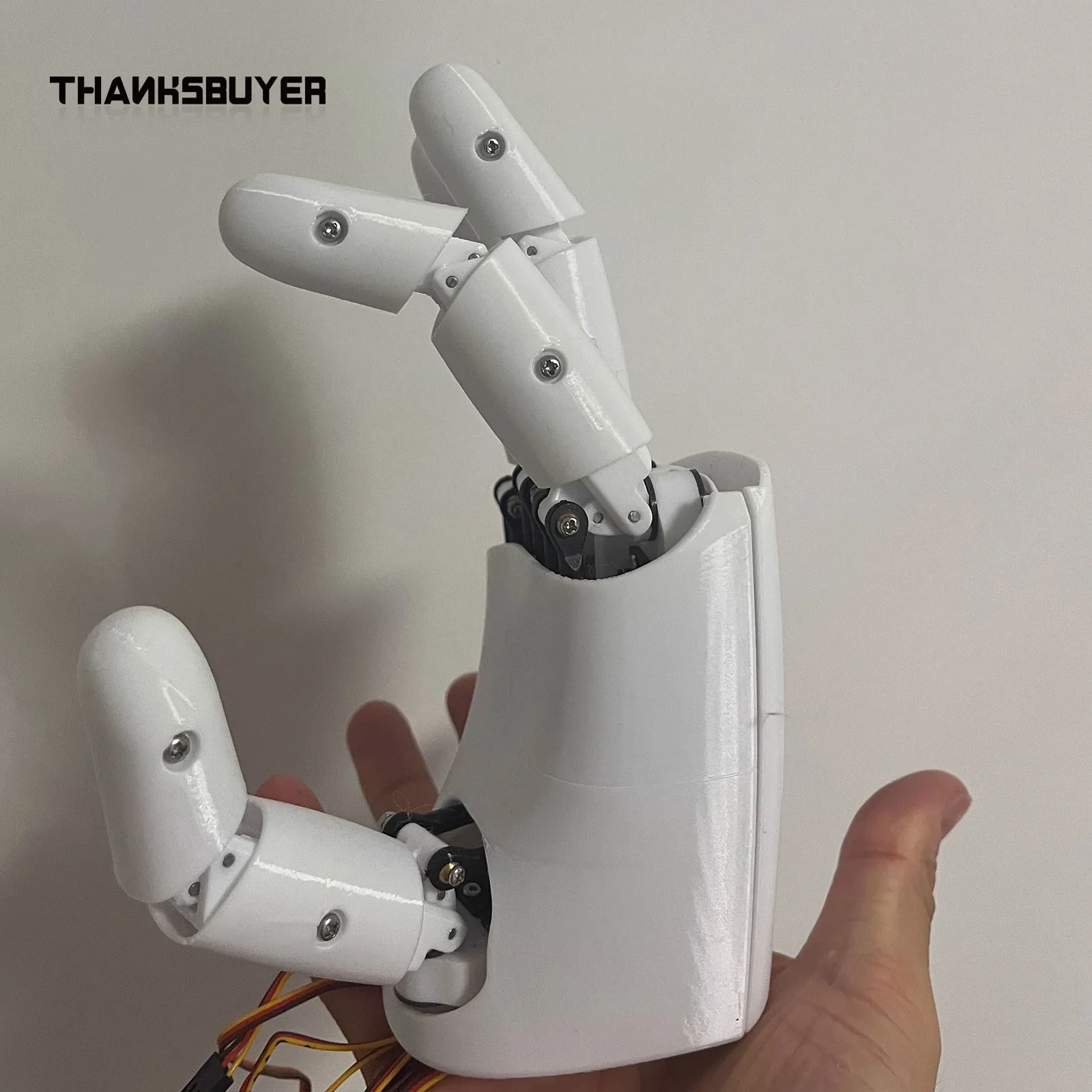 AmazingHand 8DOF Robot impreso en 3D Mano mecánica (Motos PWM para diestros y zurdos Motores serie Feetech)