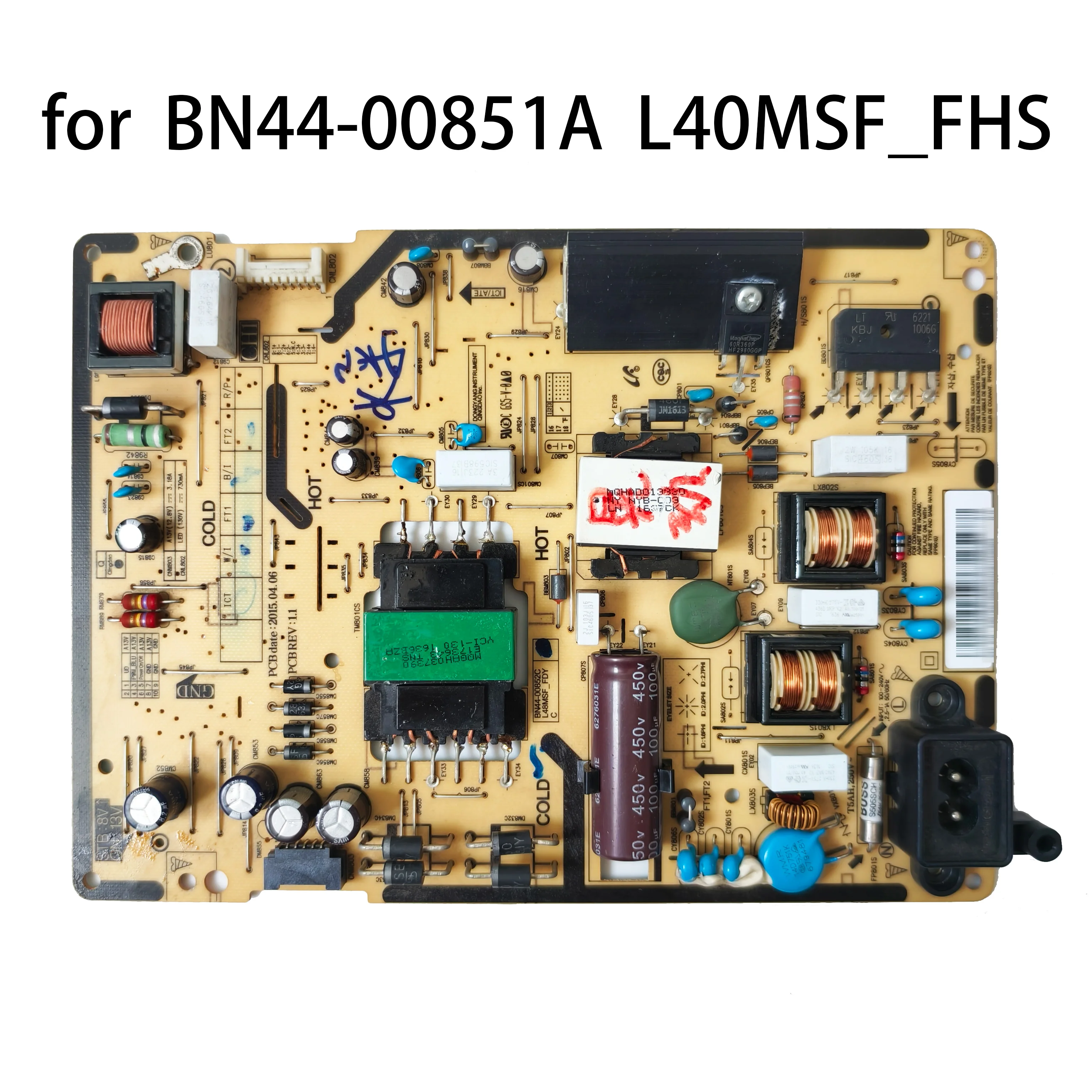 Placa de alimentación BN44-00851A l40msf _ FHS para TV de 40 pulgadas, para UN40J520DAF UN40J5200AG UN40J5200AF UN40J5000AG UN40J5000AF UE40J5000AW