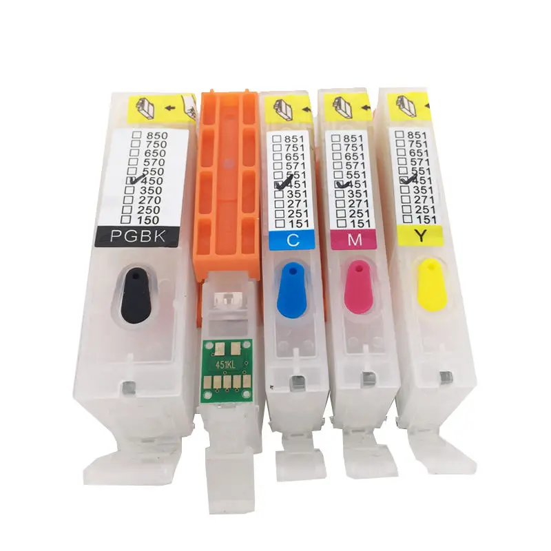 Cartucho de tinta recargable de PGI-150, para Canon PIXMA MG5410, MG5510, MG5610, MG6410, MG6610, MG7110, IP7210, IP8710, MX721, IX6810, CLI-151 - imagen 4