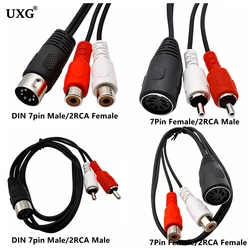 Cable Adaptador DIN 7 Pines a 2 RCA – Audio Vintage