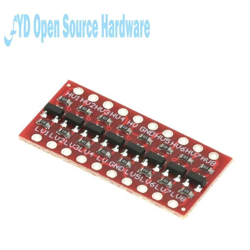 Módulo de nivel de voltaje bidireccional de 8 bits, convertidor de alta velocidad, dúplex completo, bidireccional, 8, placa de conversión de nivel de carretera - imagen 4