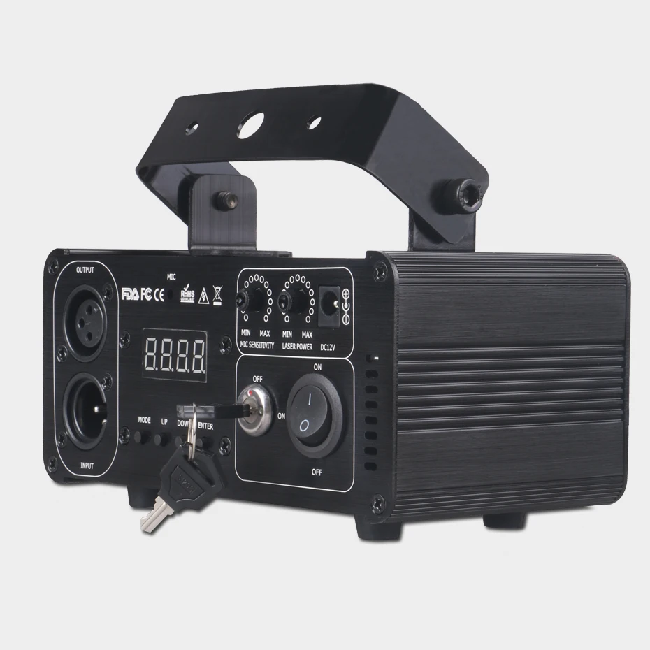 ALIEN DMX 100mW Escáner de iluminación de escenario láser verde Effcet Navidad Bar fiesta de baile espectáculo luz DJ Disco luces de proyector láser - imagen 5