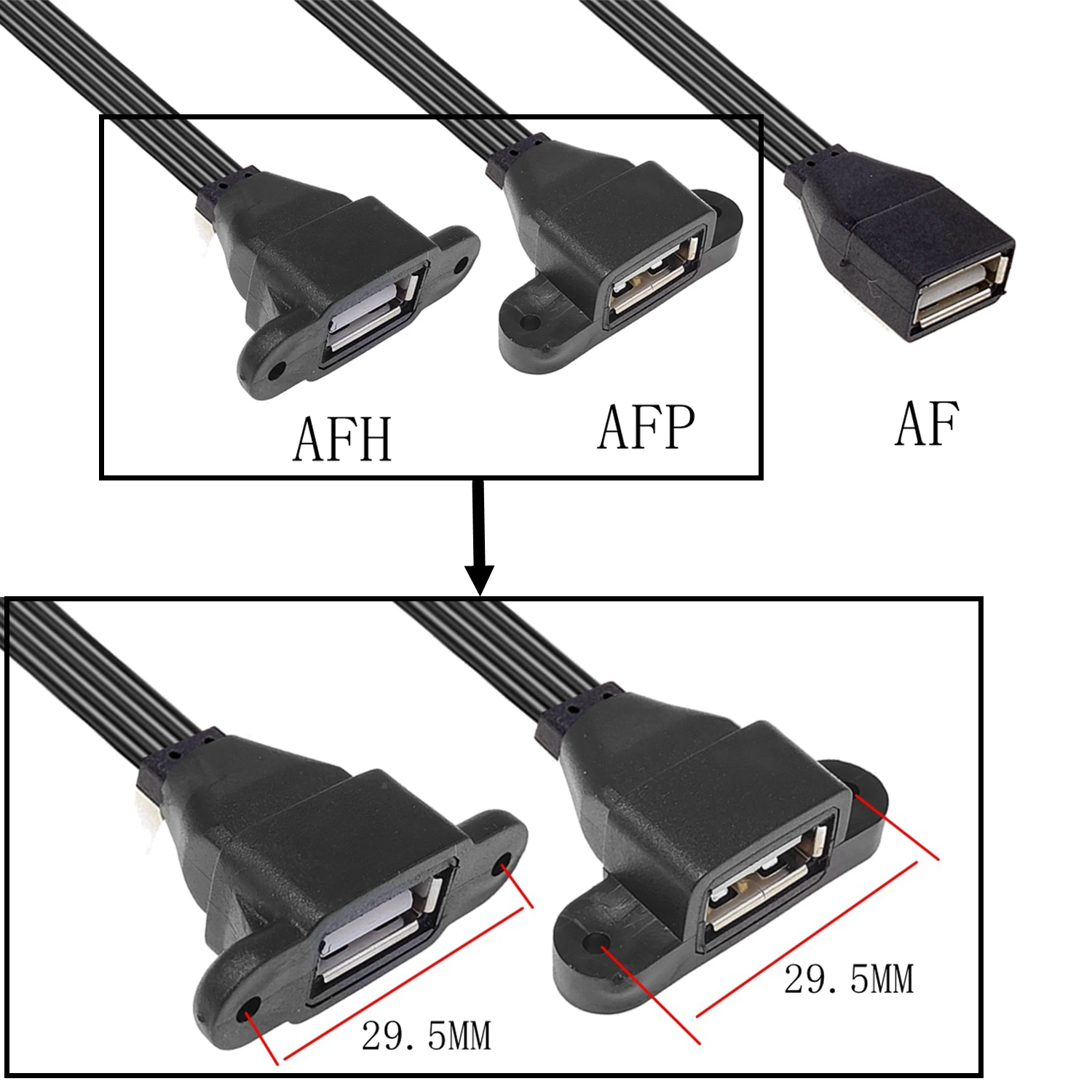 Cable de datos Otg tipo c USB 2,0 enchufe USB-C portátil a USB hembra convertidor adaptador OTG Kabe 5CM 10CM 20CM 30CM 50CM - imagen 5