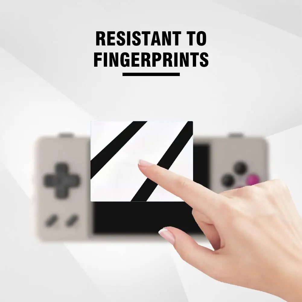 Protector de pantalla suave de 2 piezas para consola de juegos ANBERNIC RG28XX, película protectora a prueba de explosiones, accesorios de protección - imagen 3