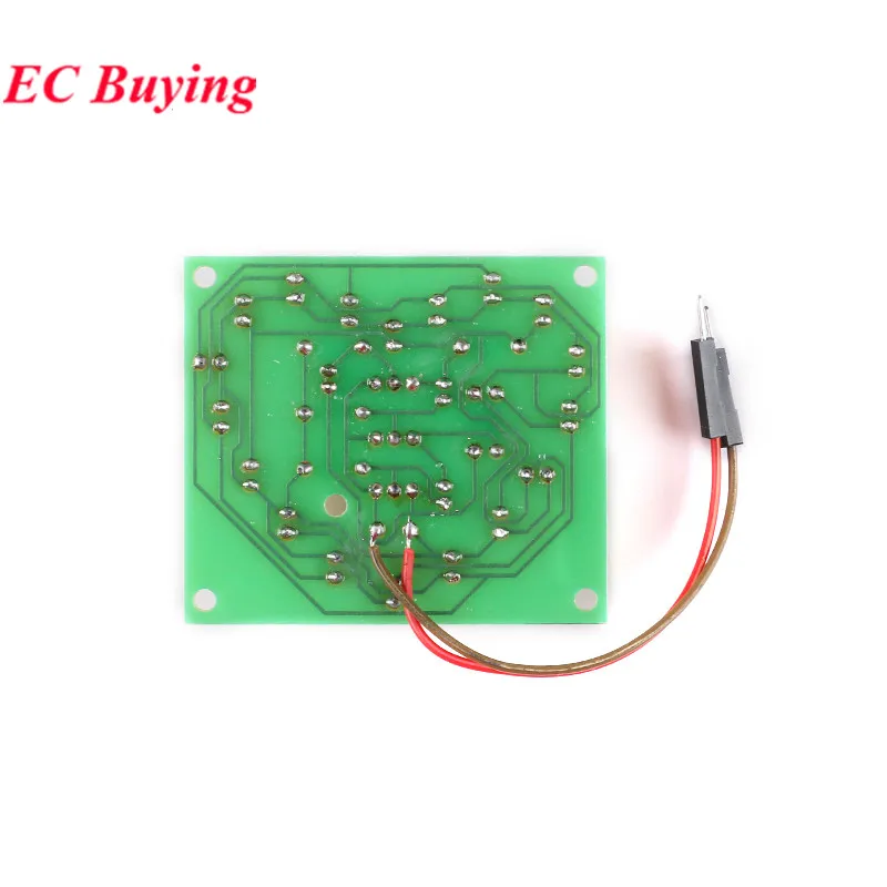 Módulo LED colorido en forma de corazón, luz de agua de amor STC89C52, diseño de piezas y componentes, Kit electrónico, tablero de práctica de soldadura - imagen 5