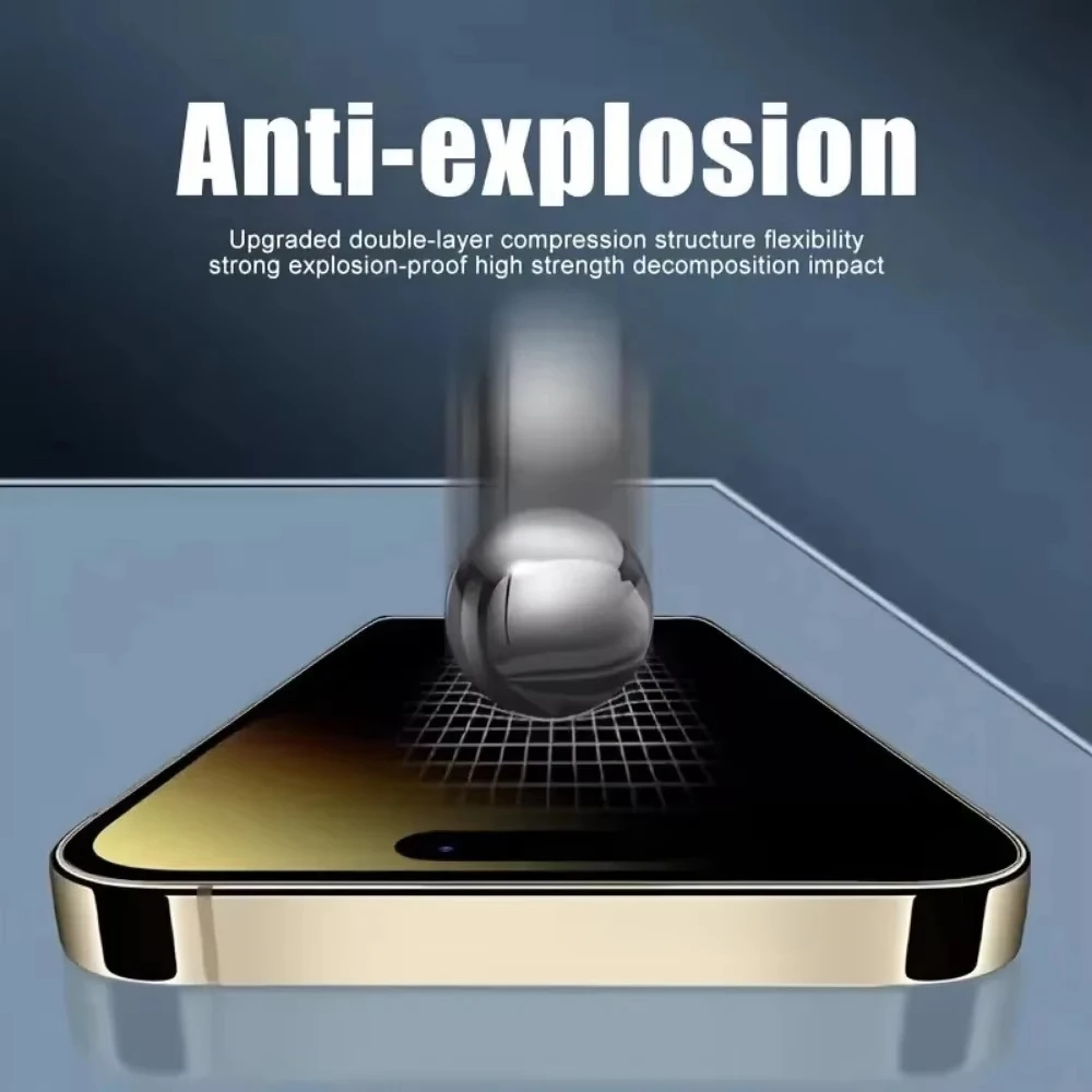 2 uds película de hidrogel antiespía 16 11 12 13 14 15 Pro Max Mini 7 8 Plus Protector de pantalla de privacidad para Iphone XS MAX X XR - imagen 4