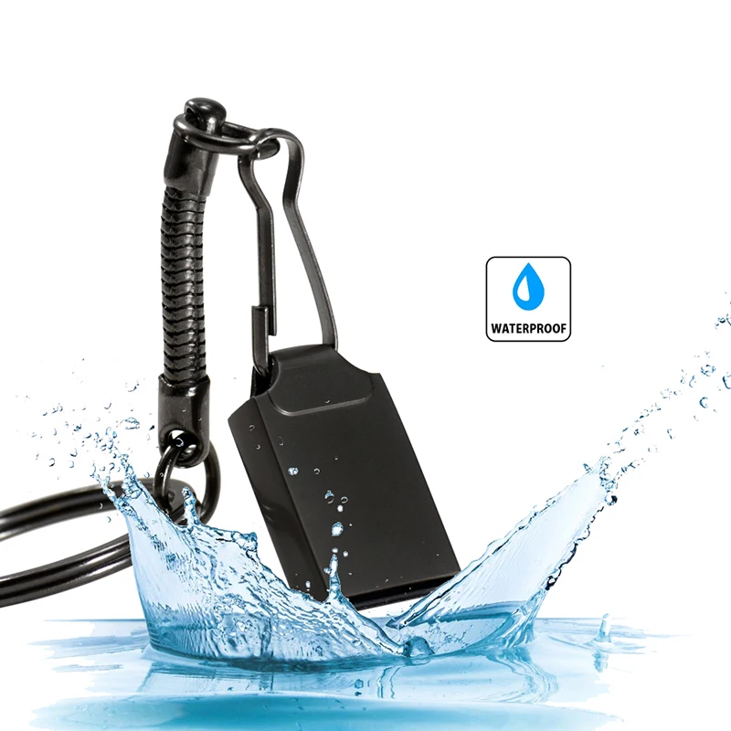 Mini unidad Flash USB 3,0 de 128GB de alta velocidad USB3.0 64GB llavero gratis Pen Drive 32GB memoria de Metal 16GB disco U de negocios 8GB - imagen 4