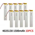 4025130-1500mAh10PCS