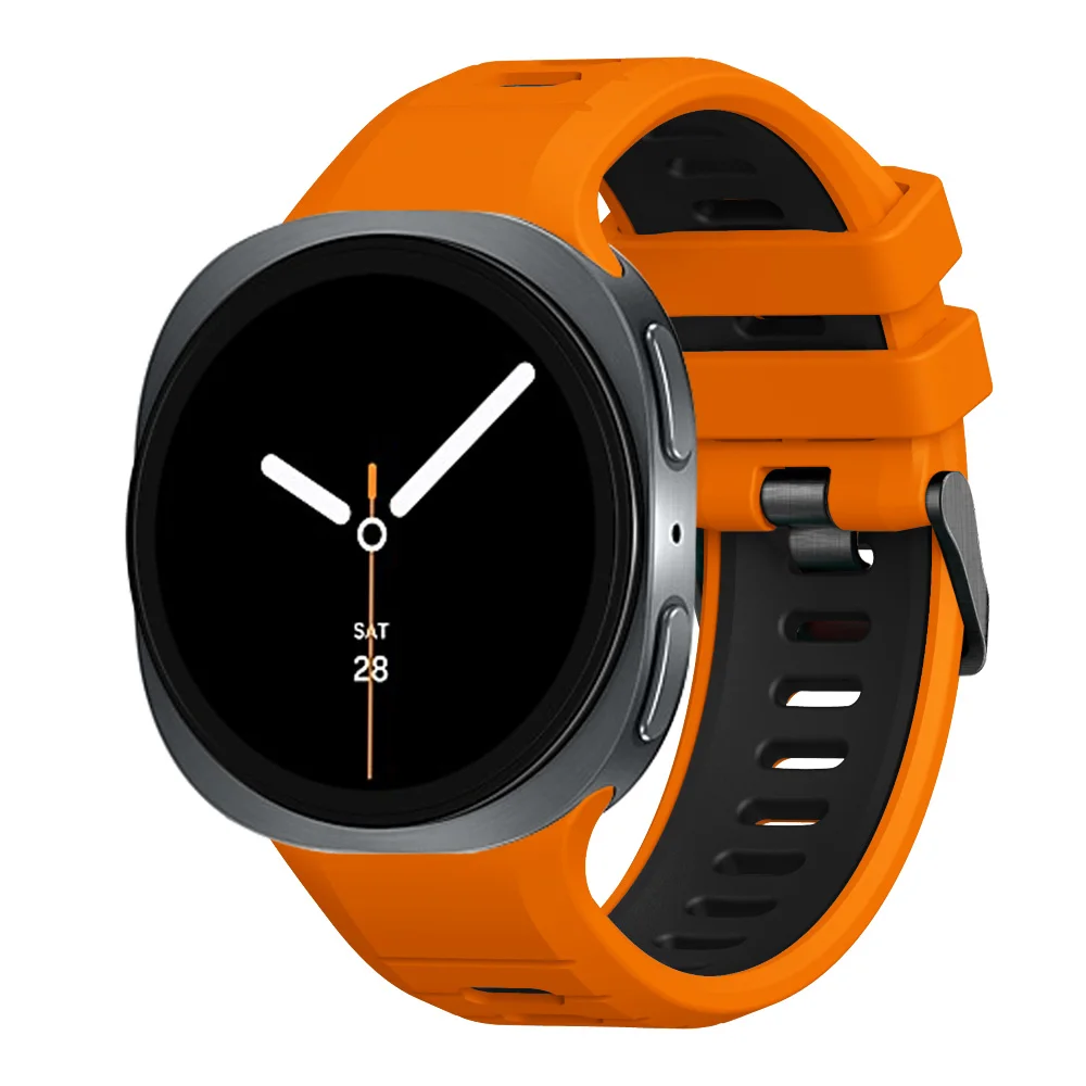 Correa para Samsung Galaxy Watch 8 correa 44mm 40mm deporte silicona sin huecos pulsera correa Galaxy Watch8 8 bandas clásicas - imagen 3