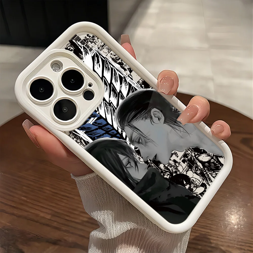 Funda de teléfono de Anime A-Attack On Titans para Samsung Galaxy A17 A07 A26 A16 A35 A55 A25 A15 A54 A34 A36 A24 4G 5G, funda trasera suave - imagen 4
