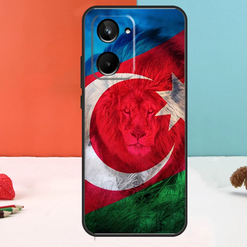 Bandera de Azerbaiyán para Realme 15 Pro GT6 GT7 10 11 12 13 14 Pro Plus C51 C53 C55 C61 C63 C65 C67 C75 C71 - imagen 4