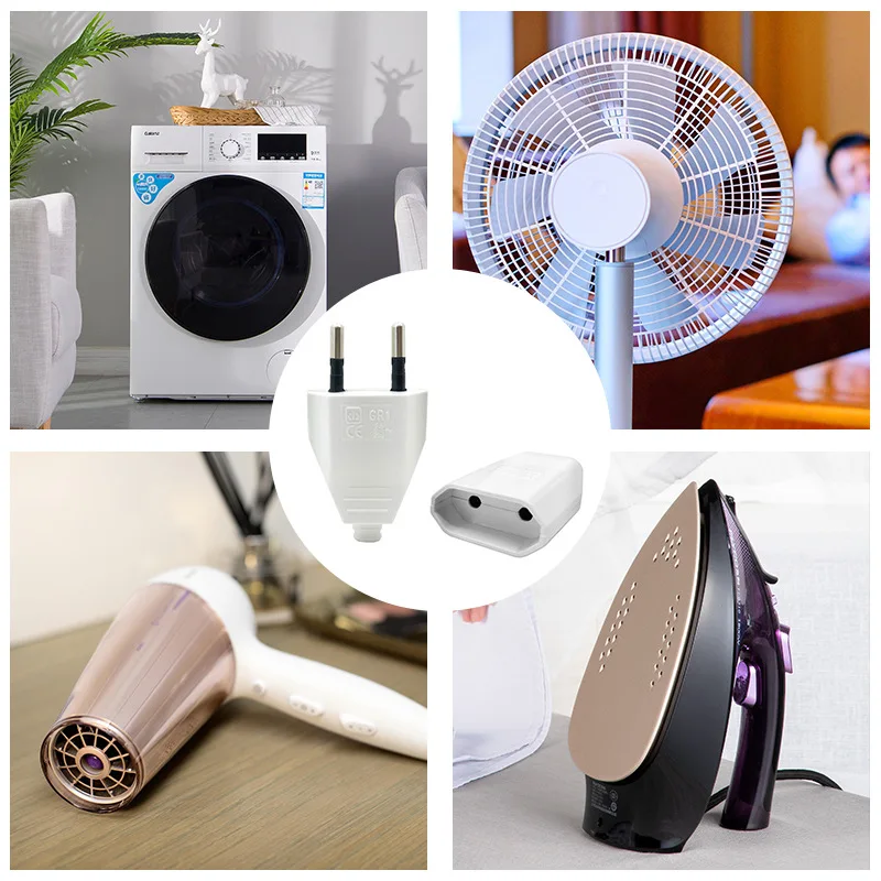 Cable de alimentación europeo recargable, enchufe macho y hembra CE, enchufe eléctrico, estilo Industrial Vintage para iluminación navideña, 1 ud. - imagen 4