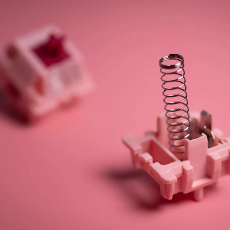 CHERRY Cherry MX Interruptor de pétalos de PETAL Interruptor de microactuación de fuerza de luz personalizado Paquete al por menor de 35 teclado mecánico personalizado para jugadores - imagen 2