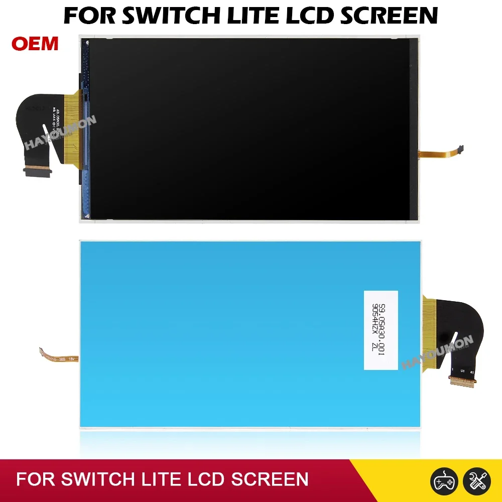 Reemplazo de pantalla LCD OEM para NS Switch Lite, accesorios de montaje de cristal para consola de juegos Switch Lite, 1 Uds.