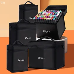 Estuche Portátil para Rotuladores – Bolsa Lona con Cremallera