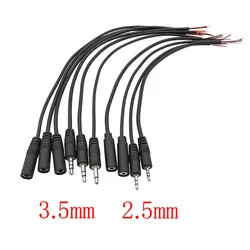 Cable Extensión AUX 2,5/3,5 mm Macho-Hembra, 2/3/4 Polos