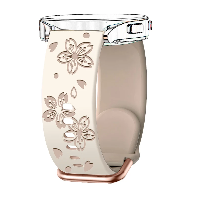 Correa de silicona para reloj Huawei GT3 GT2 42mm/GT3 Pro 43mm correa 20mm para Huawei GT 3/2 42mm reemplazo de correa de reloj - imagen 5