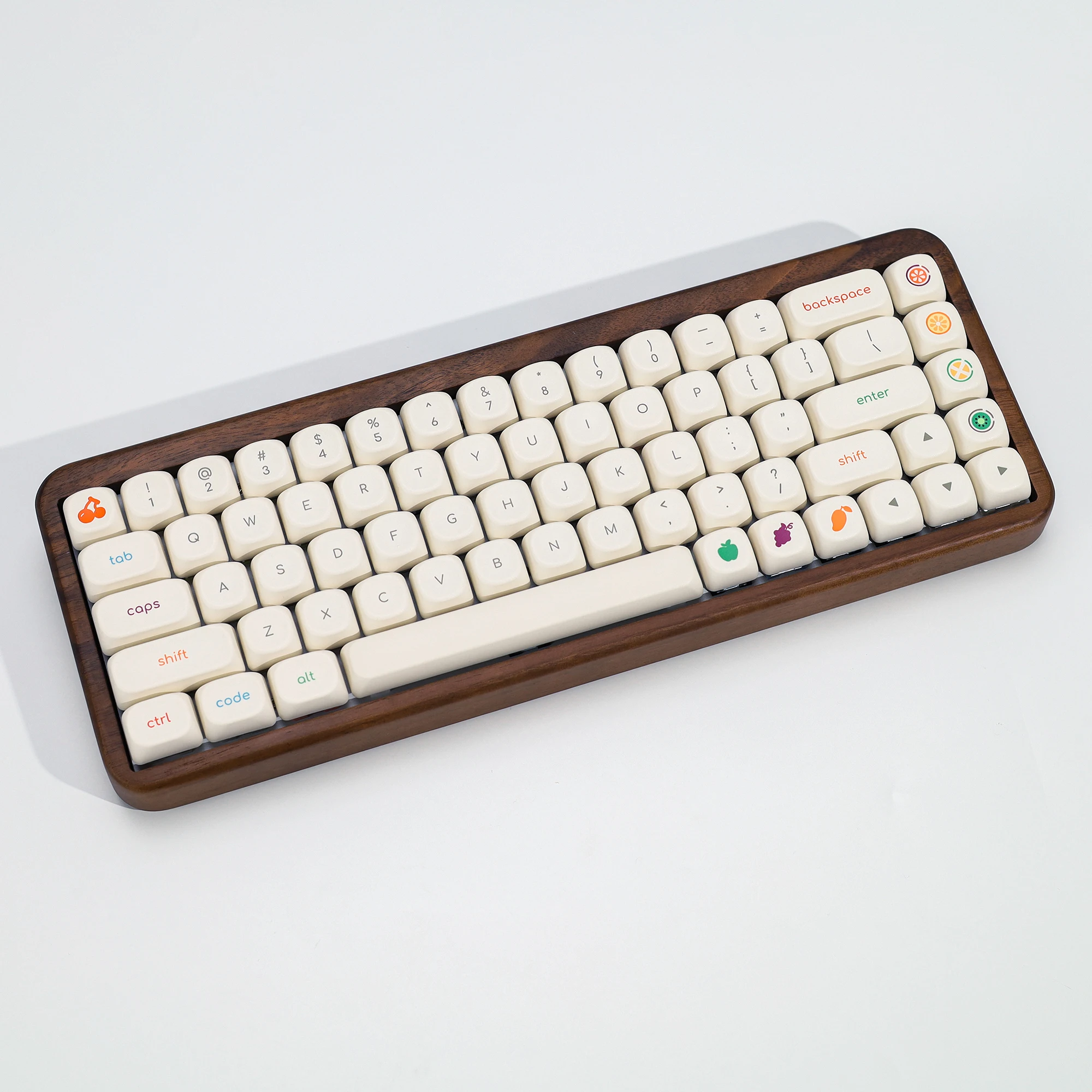KBDiy Froyo Keycap estilo minimalista KOA perfil Alice Split Space PBT ISO teclas para 60 Wooting Teclado mecánico Gaming Aula - imagen 4