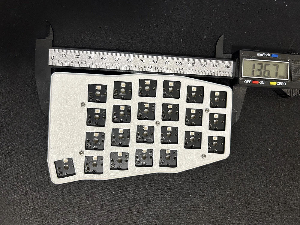 Teclado dividido programable Macro pad DIY Vial configurar firmware QMK 46 teclas intercambiables en caliente interruptor de perfil bajo teclado mecánico - imagen 4