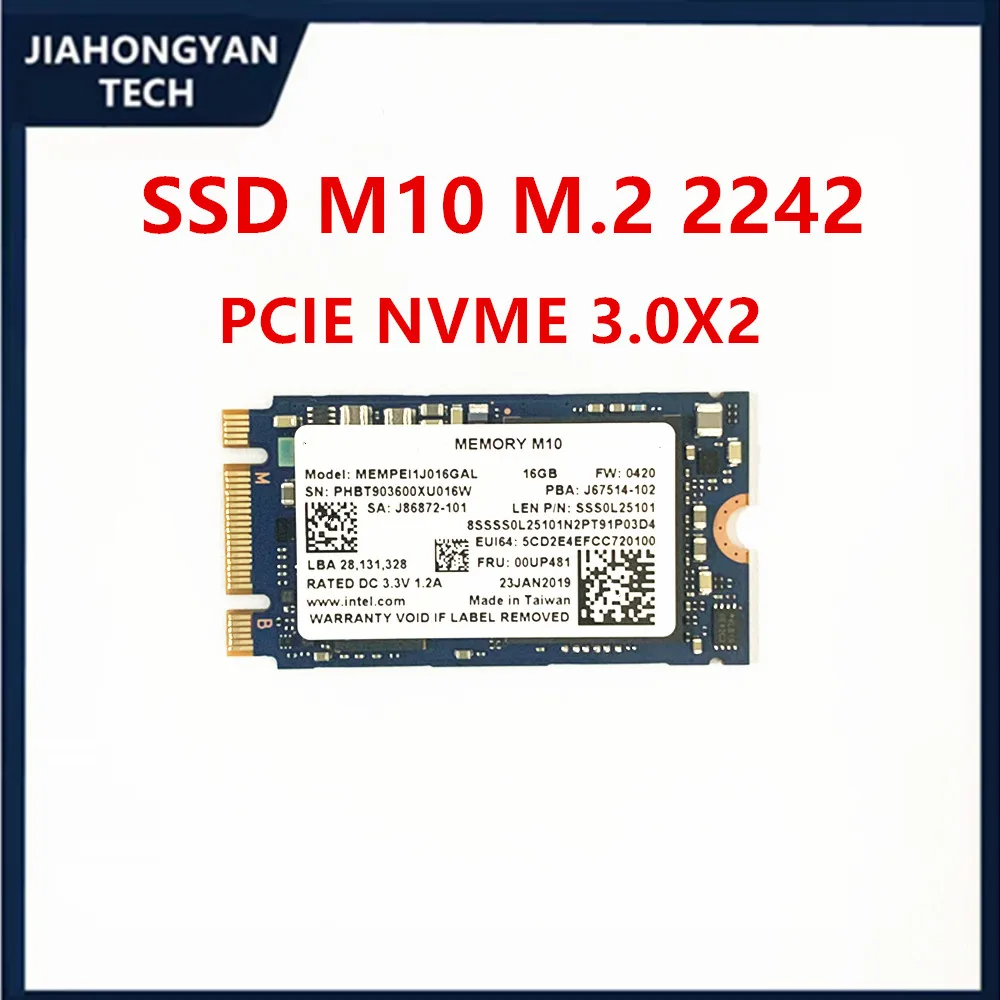 Nuevo Original M10 SSD M.2 2280 2242 SSD 64GB 32GB 16GB PCIE NVMe3.0X2 unidad interna de estado sólido para memoria Intel Optane - imagen 3