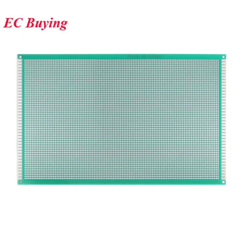 Placa PCB de circuito impreso Universal prototipo de doble cara de 18x30cm, placa de orificio de prototipo de paso de 2,54mm para Arduino 18*30cm - imagen 4