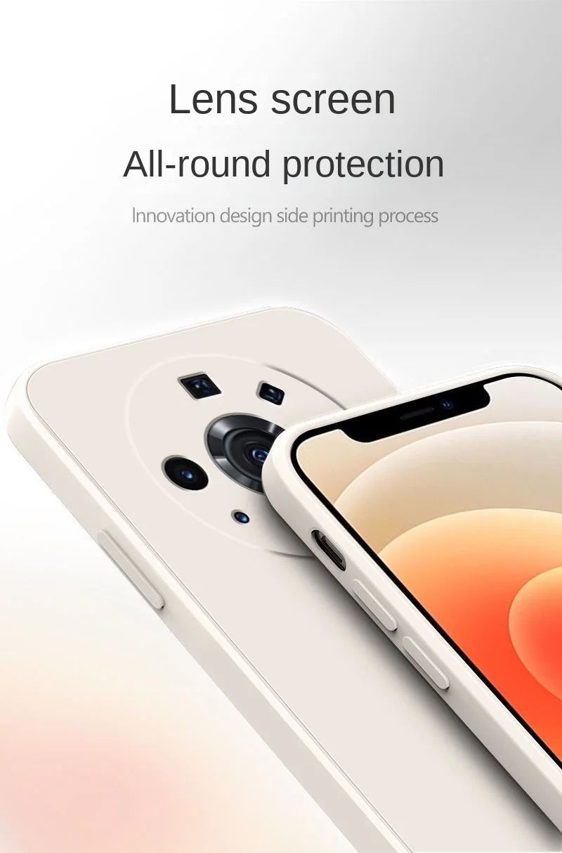 Para Xiaomi Mi 12S 13 Ultra funda trasera cuadrada Xiomi Mi 14T 15 14 13 12 Ultra POCO F5 f7 X7 PRO C75 Funda protectora suave para cámara - imagen 3