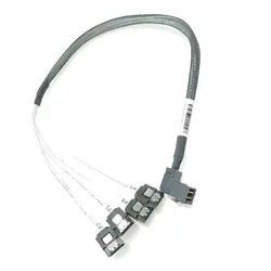 Cable Mini SAS SFF-8643 a 4 SATA 50 cm 12 Gb/s – Servidor