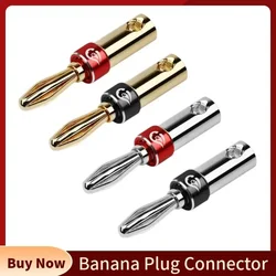 Conector Banana 4mm para Altavoz – Bloqueo Doble Tornillo