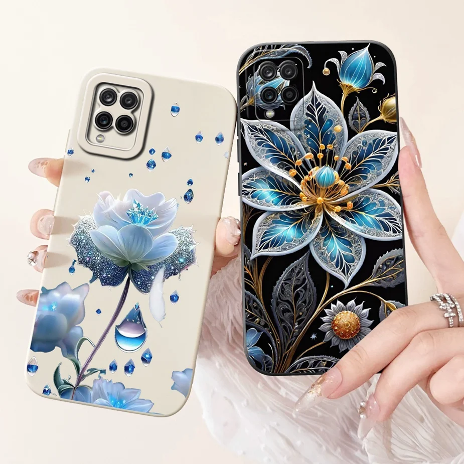 Para Samsung Galaxy A12 funda M12 F12 nueva cubierta pintada de caramelo funda de silicona suave para Samsung A12 M 12 Galaxy M12 F12 Fundas parachoques - imagen 4