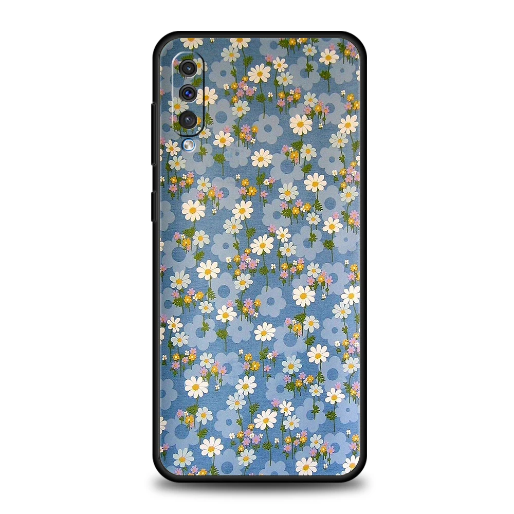 Funda de teléfono con arte floral para Samsung A56 A36 A26 A24 A16 A14 A12 A32 A50 A70 A20S A22 A30 A40 A34 A54 A42 A52 A04s A06 5G - imagen 2