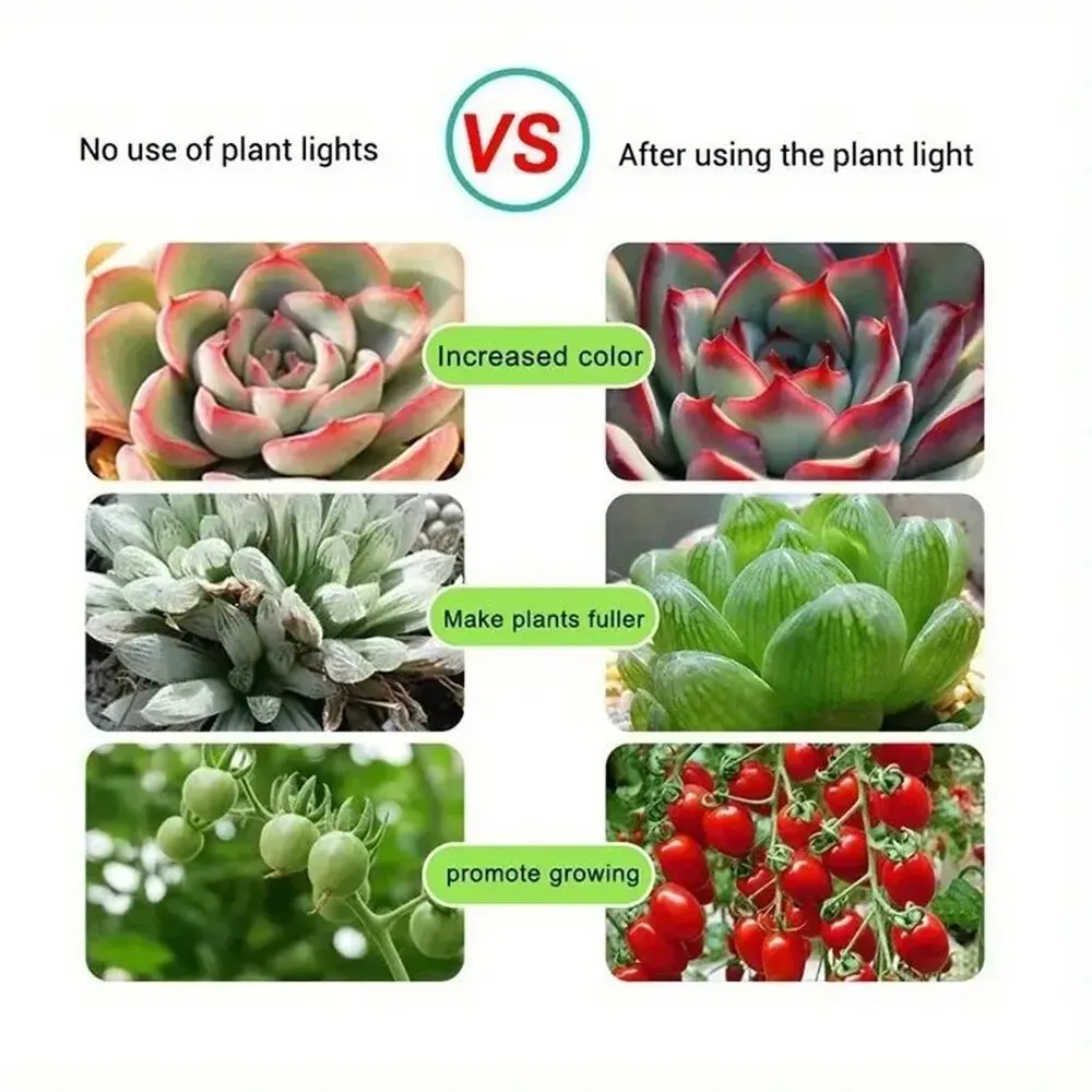 Luz LED de cultivo de plantas de 1M/2M/3M, tira USB de espectro completo, 60 cuentas de lámpara/M, fitoamplificador de invernadero para plantas, sistema de cultivo hidropónico - imagen 2