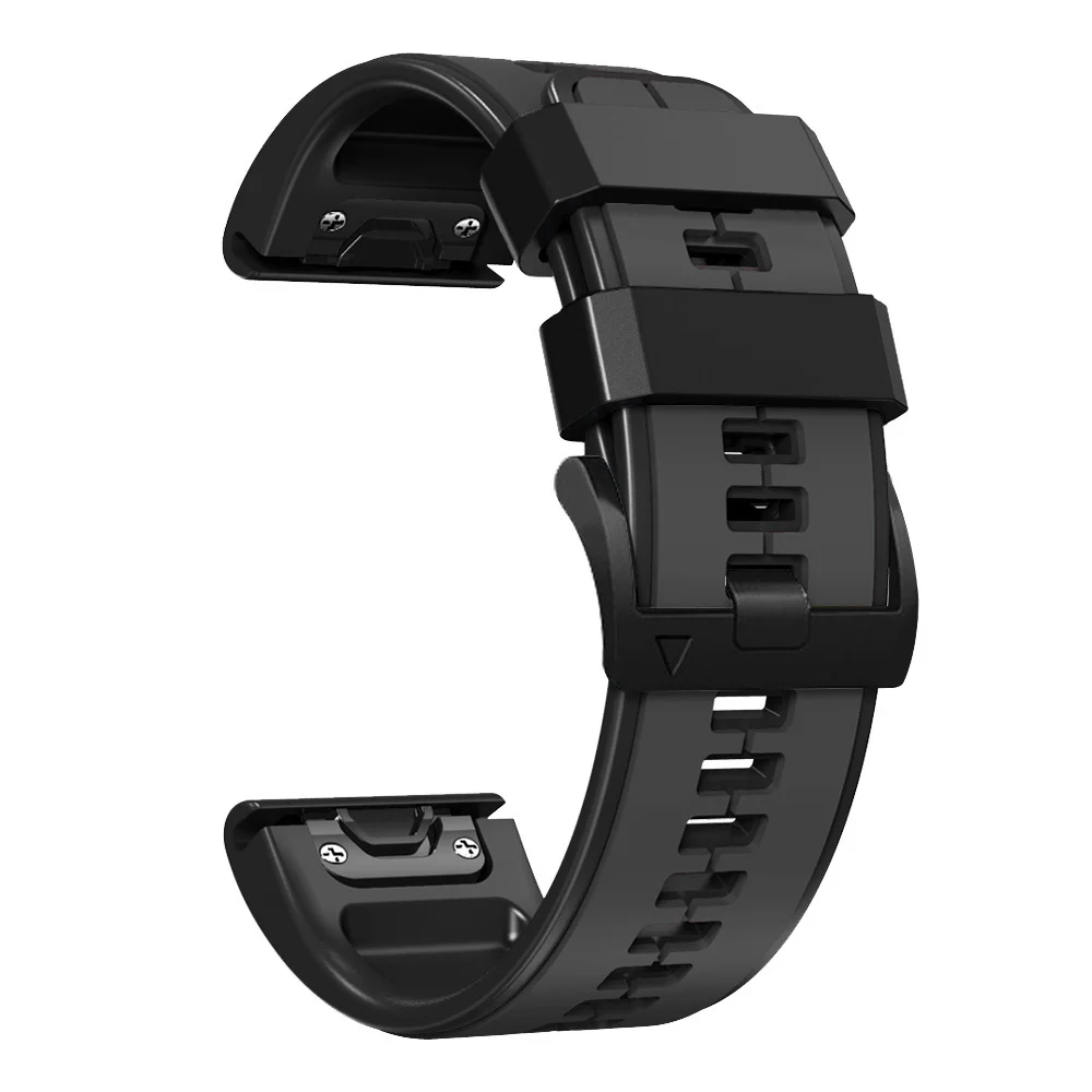 Correa de silicona para reloj Garmin Fenix 8, para Fenix 7 7X 6X 6 Pro 5X 5 Plus E para Epix Pro Gen 2 47mm 51mm Enduro 3 26mm 22mm - imagen 4