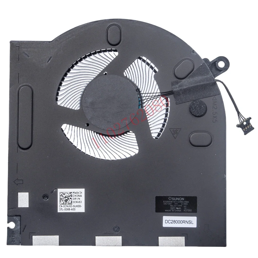 Nuevo ventilador de refrigeración para CPU + GPU de ordenador portátil para DELL M17 R3 R4 M17R4 FM7J FM7H CN-0CNV63 0H5TYJ CNV63 H5TYJ - imagen 5