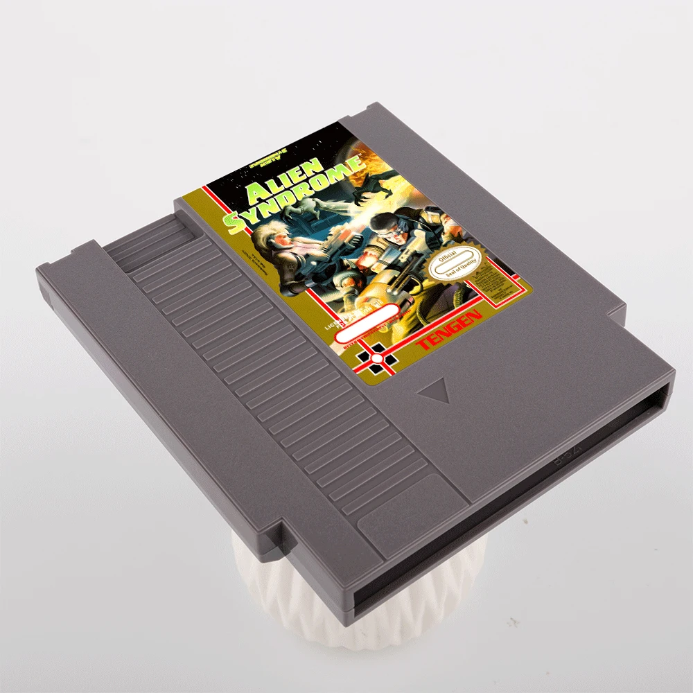 Tarjeta de juego de acción con síndrome alienígena para consola NES de 72 pines y 8 bits, cartucho de videojuego para NINTENDO