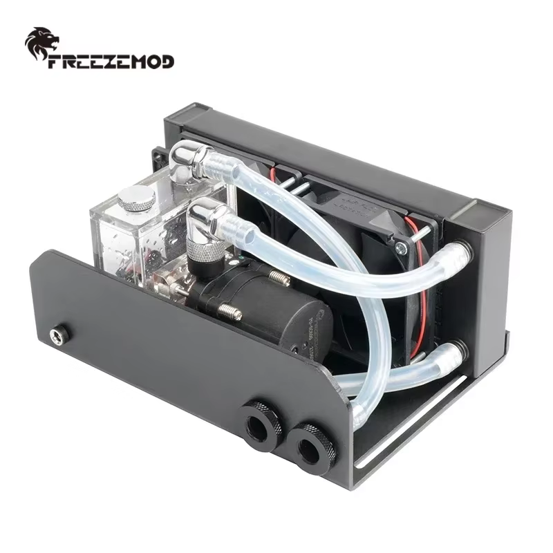 FREEZEMOD Kit Refrigeración Líquida PC Aluminio – Ventiladores Duales - imagen 2