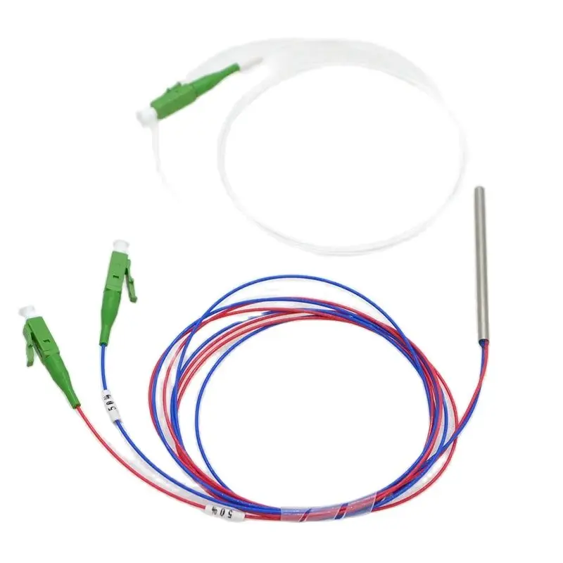 Divisor PLC de fibra óptica, tubo de acero de fibra óptica, Mini divisor diferencial, Conector de fibra óptica, 0,9mm, SM LC, UPC/APC, 10 piezas, nuevo - imagen 5