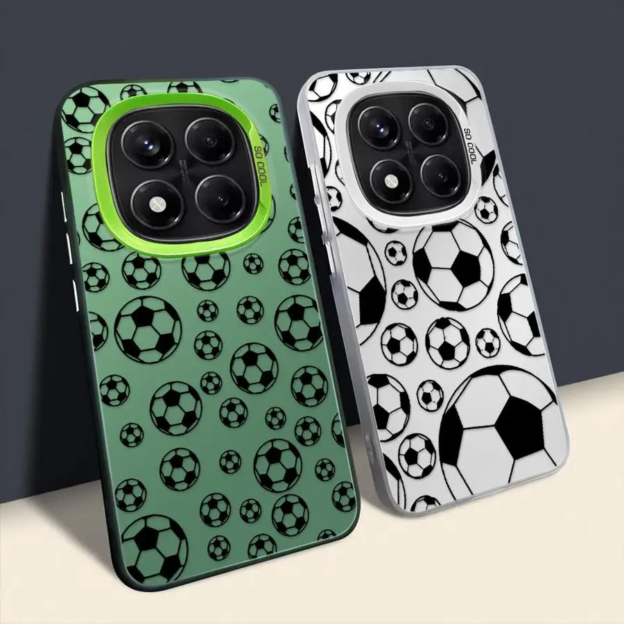 Funda para Xiaomi Redmi Note 13 12 11 11s 9s 10s 10Lite 14 Pro Plus 12s funda trasera para teléfono divertido fútbol - imagen 2