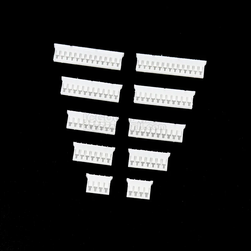 Conector de cable PH2.0, Terminal de paso de 2,0 MM, 50 piezas, 2/3/4/5/6/7/8/9/10/11/12/13/14/15/16p carcasa de plástico para enchufe PCB - imagen 2