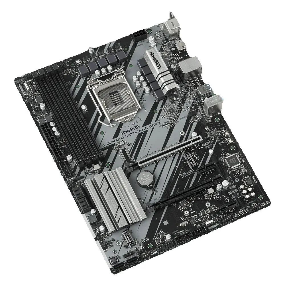 Placa base ASRock B460 PHANTOM GAMING 4 compatible con 10900K 10100F 10600KF 10400KF 10700k G6400 G5900 CPU DDR4 M.2 HDMI ATX LGA 1200 - imagen 5