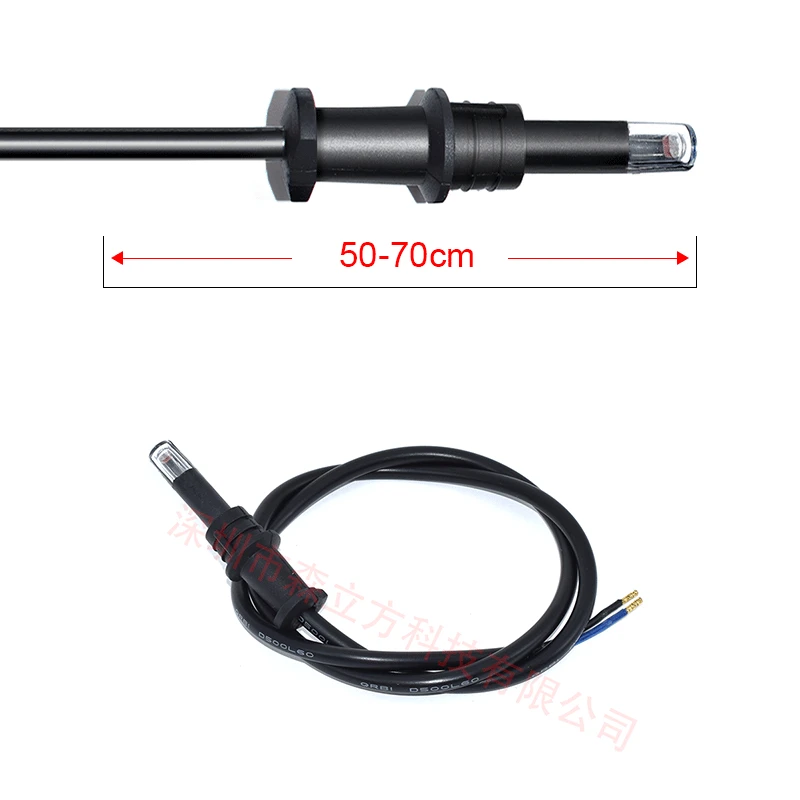 Detector de llama QRB1 ordinario, quemador ocular eléctrico fotosensible, fotorresistencia de detección, fotocélula roja QRB1 para quemador - imagen 4