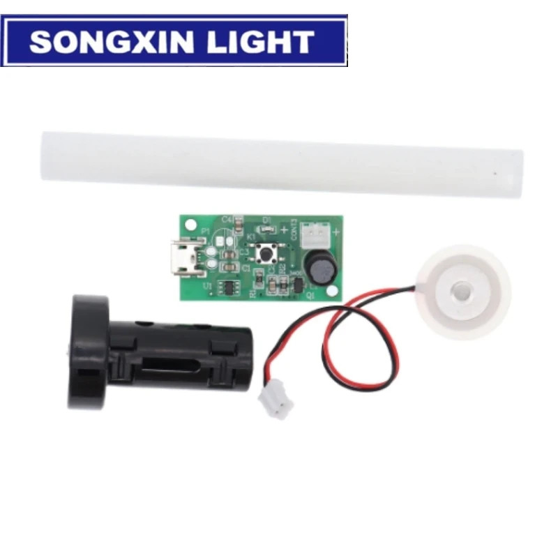 SAMIROB-Mini humidificador USB, Kits de bricolaje, fabricante de niebla y controlador, placa de circuito, nebulizador, película de atomización, hoja atomizadora, Mini oscilante - imagen 4