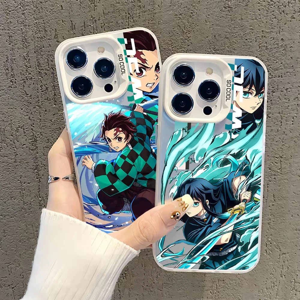 Funda de teléfono Anime d-demons s-layers para iPhone 17 Air 16e 16 Pro Max 15 14 Plus 13 12 Mini 11 Pro, funda trasera de silicona a prueba de golpes - imagen 5