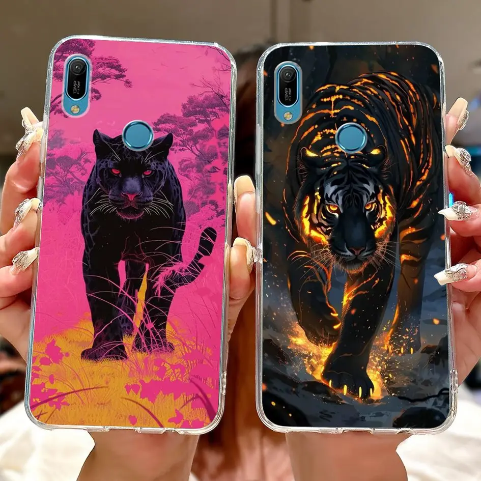 Para Huawei Y6 Y6s 2019 Funda Popular mariposa flor suave transparente silicona TPU Funda de teléfono para Huawei Y6 Pro 2019 Y 6s Funda - imagen 5