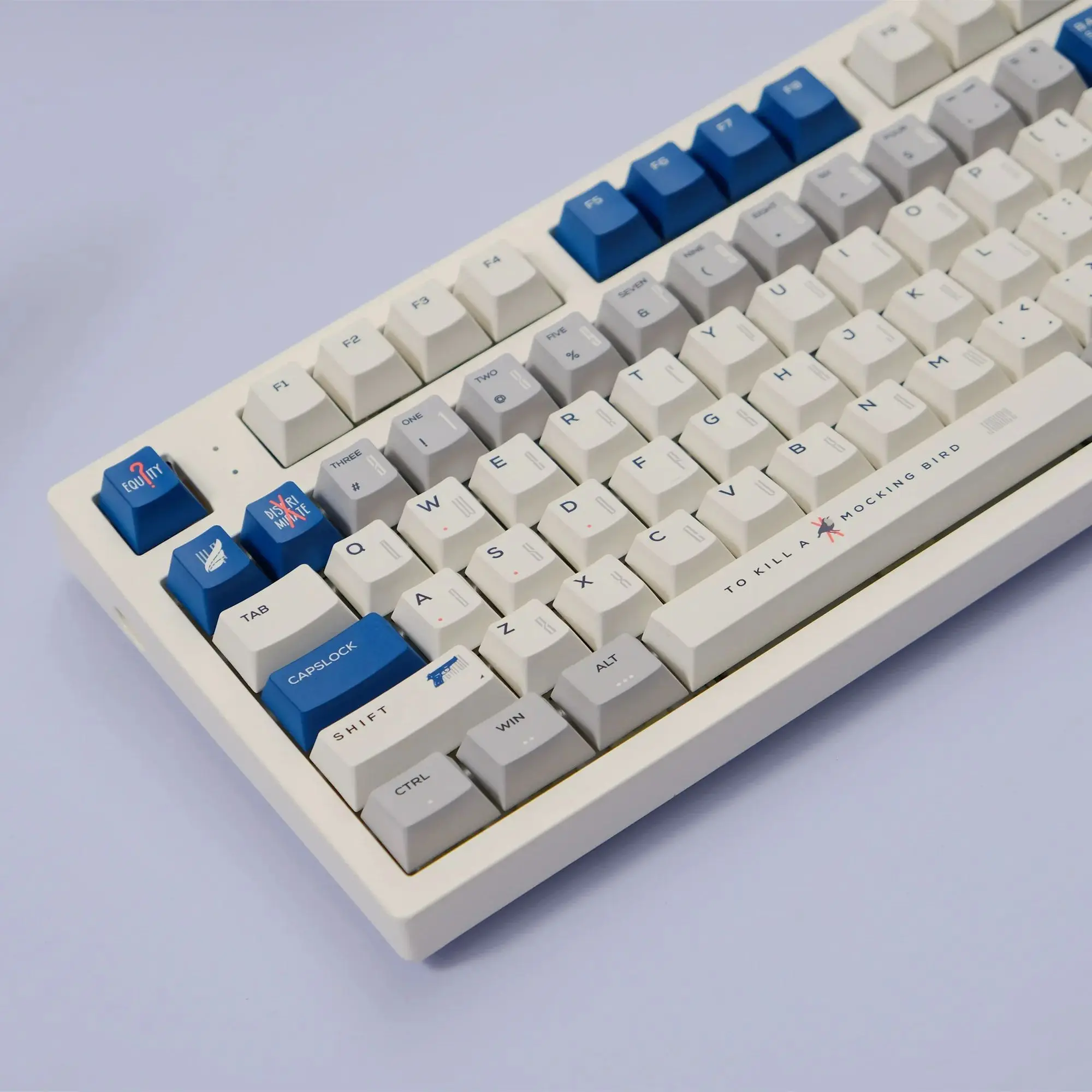 Juego de teclas GMK Bluebird, 151 teclas, Material PBT, perfil Cherry para teclado mecánico MX Switch 61/64/68/75/84/87/96/98/104 - imagen 5