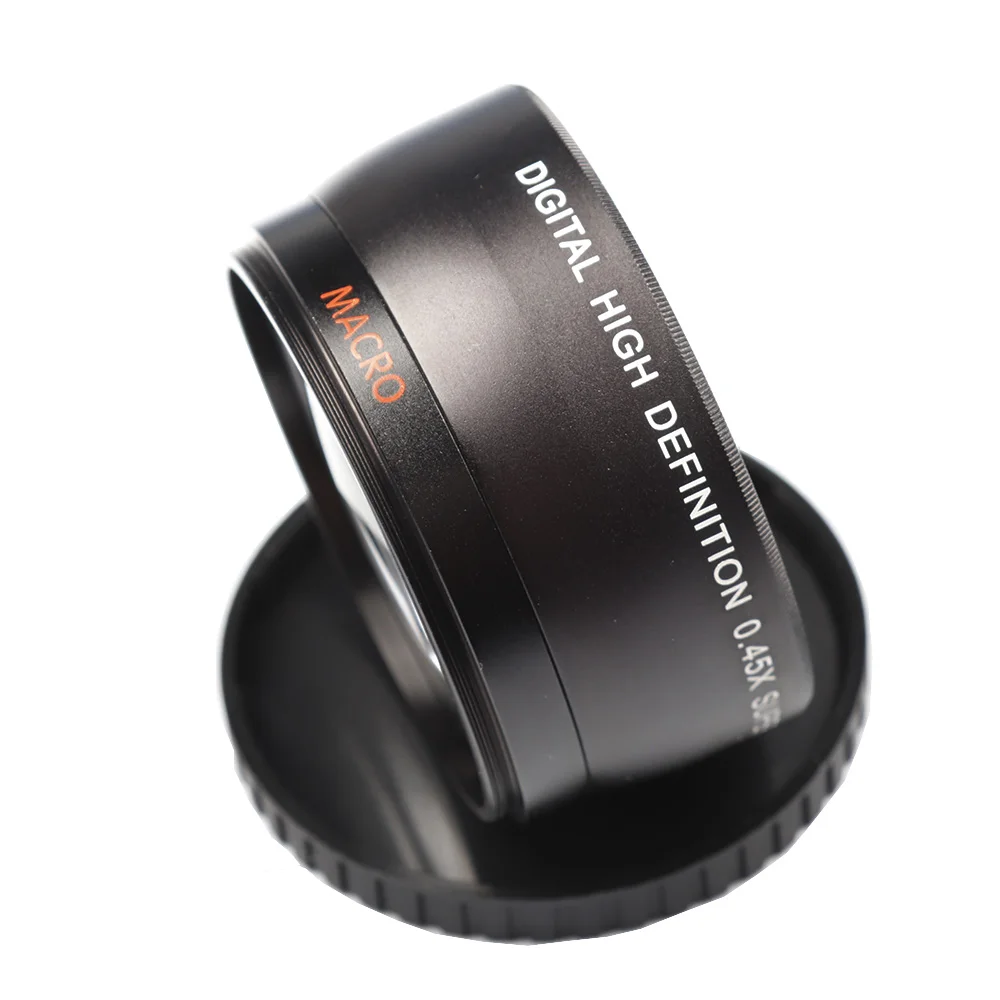 Lightdow-lente Macro de gran angular adicional, 58MM, 0,45x, para Canon EOS 350D/ 400D/ 450D/ 500D/ 1000D/ 550D/ 600D/ 1100D Nikon - imagen 4