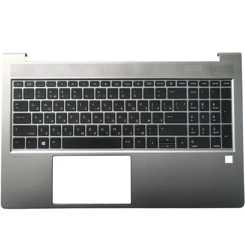 Teclado ruso para HP Probook 455 G8 450 G8, con reposamanos, funda superior, nuevo - imagen 2