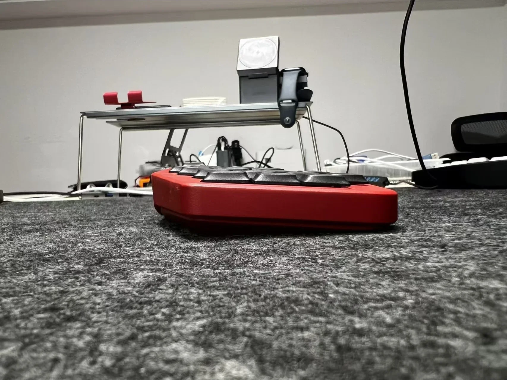 Teclado mecánico con cable The Wings con panel táctil, Kit de intercambio en caliente ergonómico tipo c personalizado, Compatible con QMK/VIAL RGB, Kailh CHOC V1/V2 - imagen 4